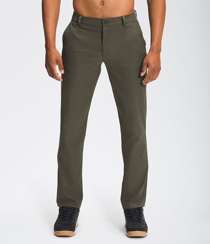 Pantalones The North Face Hombre City Estándar Modern Fit Verde Oscuro - Peru 47059RPAS